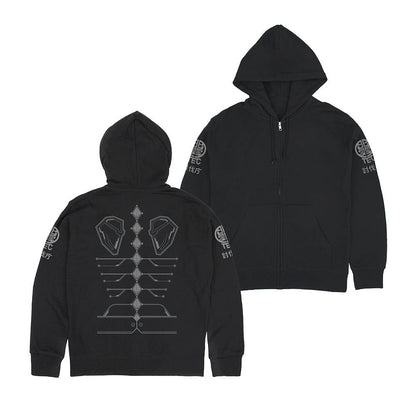 怪獣８号 出雲テックス ジップパーカー BLACK XL  【03/16頃入荷】