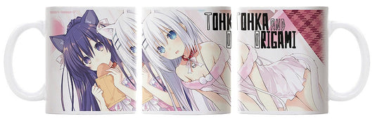デート・ア・ライブIV 夜刀神十香＆鳶一折紙ネコミミVer. フルカラーマグカップ 【02/04頃入荷】