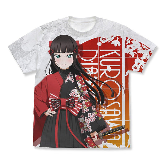 ラブライブ！サンシャイン!! 描き下ろし 黒澤ダイヤ フルグラフィックTシャツ ソロコンサ.. WHITE M 【02/04頃入荷】