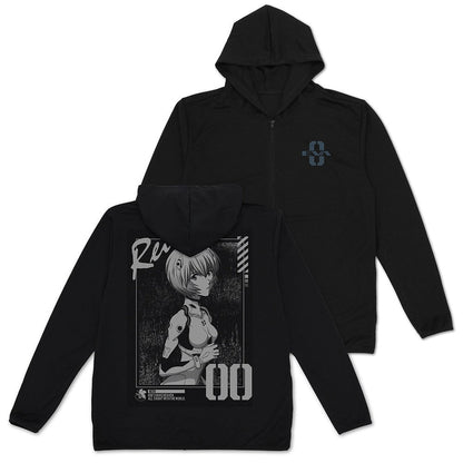 EVANGELION 綾波レイ 薄手ドライパーカー GRAY XXL 【01/24頃入荷】