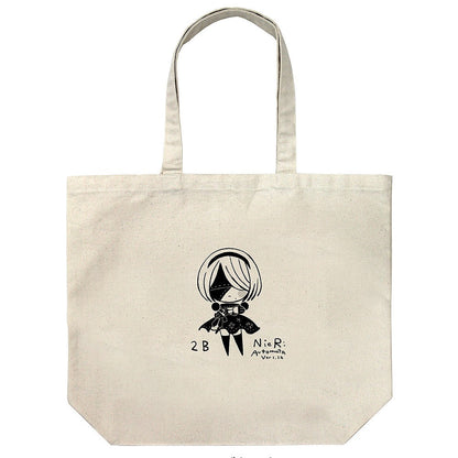 NieR:Automata Ver1.1a 2B ラージトート デフォルメ Ver. NATURAL 【12/24頃入荷】
