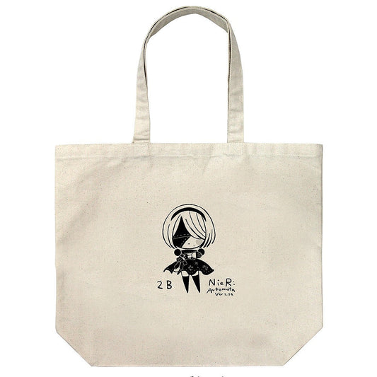 NieR:Automata Ver1.1a 2B ラージトート デフォルメ Ver. NATURAL 【12/24頃入荷】