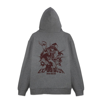 この素晴らしい世界に祝福を！ めぐみん EXPLOSION ジップパーカーVer.2.0 BLACK XXL 【12/24頃入荷】