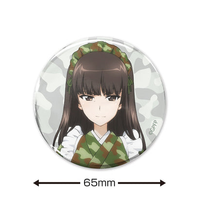 ガールズ＆パンツァー 最終章 西住しほ 65mm缶バッジ ミリタリーメイドver. 【02/04頃入荷】