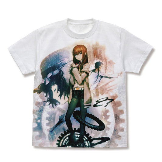 STEINS;GATE 牧瀬紅莉栖 フルグラフィックTシャツ WHITE M 【01/24頃入荷】
