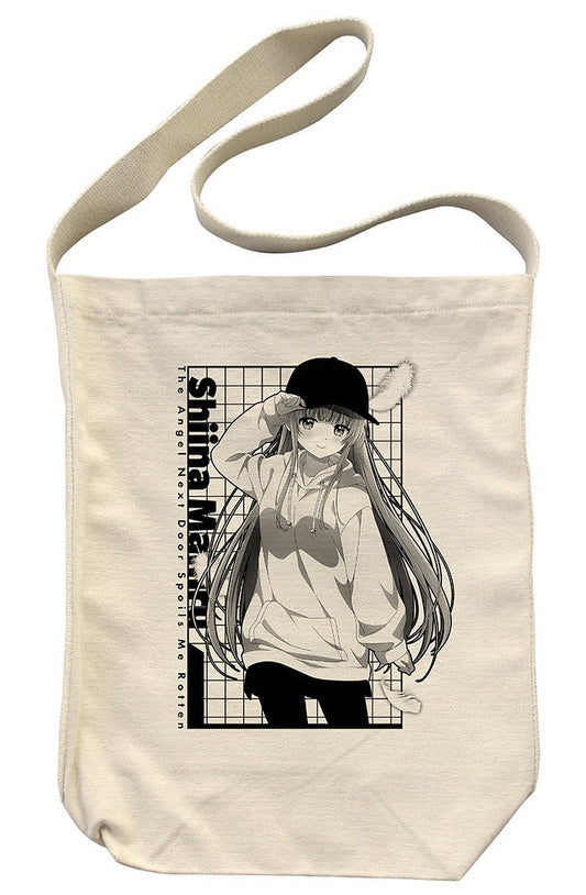 TVアニメ お隣の天使様にいつの間にか駄目人間にされていた件 椎名真昼 ショルダートート カジュアルファッションver. NATURAL 【01/24頃入荷】