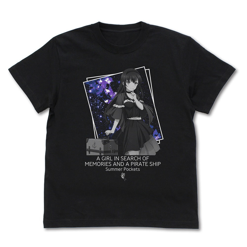 TVアニメ『Summer Pockets』久島鴎 Tシャツ BLACK XL 【01/07頃入荷】