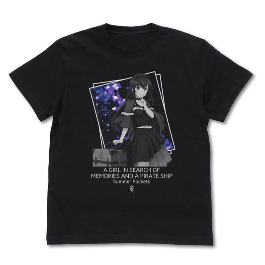 TVアニメ『Summer Pockets』久島鴎 Tシャツ BLACK L 【01/07頃入荷】