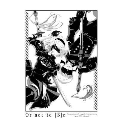 NieR:Automata Ver1.1a 2B ＆ 9S Tシャツ WHITE M  【03/16頃入荷】