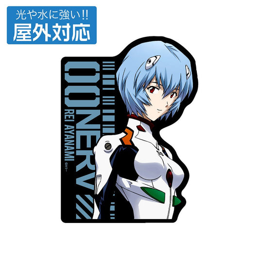 EVANGELION 綾波レイ 屋外対応ステッカー 【01/24頃入荷】