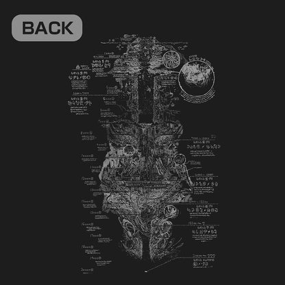 メイドインアビス 烈日の黄金郷 アビス地図 薄手ドライパーカー BLACK XL  【04/04頃入荷】