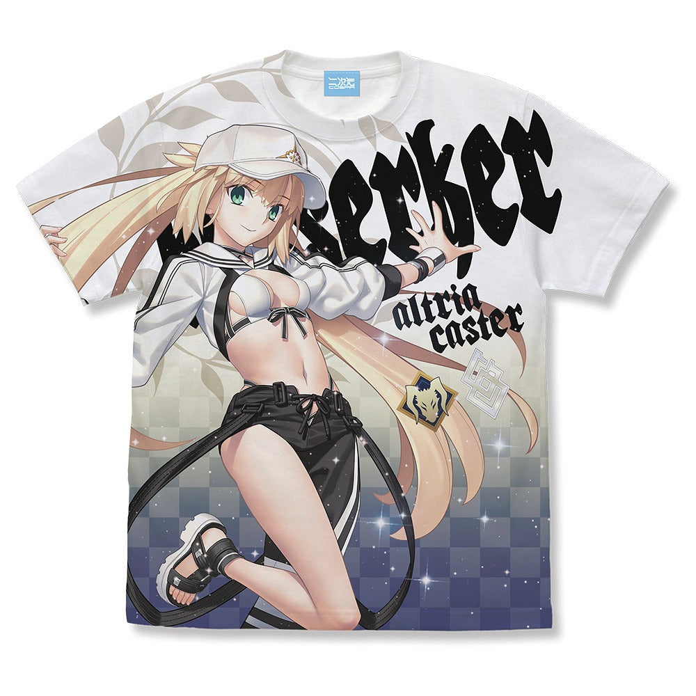 Fate/Grand Order バーサーカー/アルトリア・キャスター フルグラフィックTシャ.. ｱﾙﾄﾘｱ･ｷｬｽﾀｰ ﾌﾙｸﾞﾗﾌｨｯｸTｼｬﾂ/WHITE XL  【03/24頃入荷】
