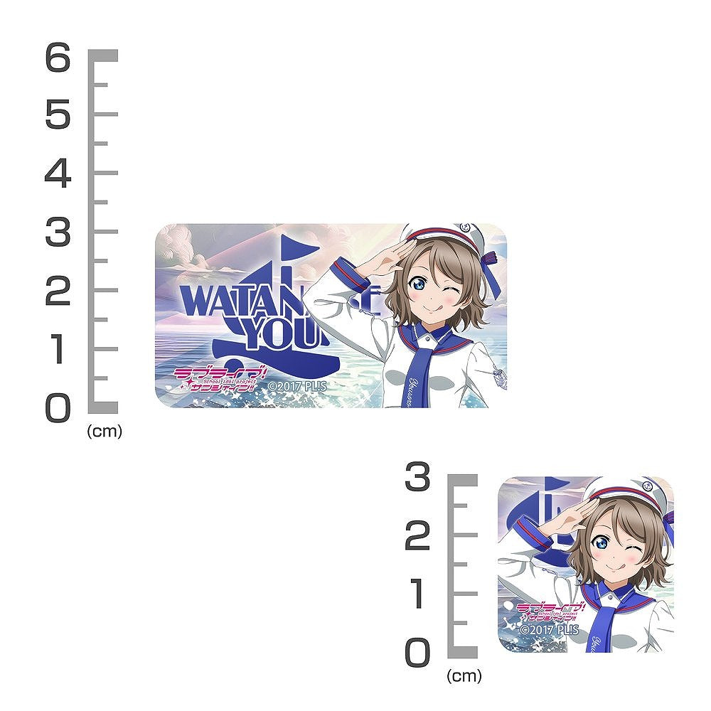 ラブライブ！サンシャイン!! 描き下ろし 渡辺 曜 ミニステッカーセット ソロコンサートv.. 【02/04頃入荷】