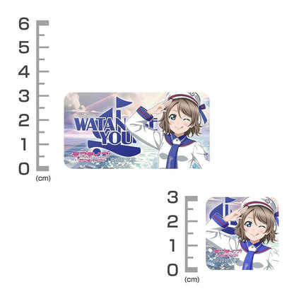 ラブライブ！サンシャイン!! 描き下ろし 渡辺 曜 ミニステッカーセット ソロコンサートv.. 【02/04頃入荷】