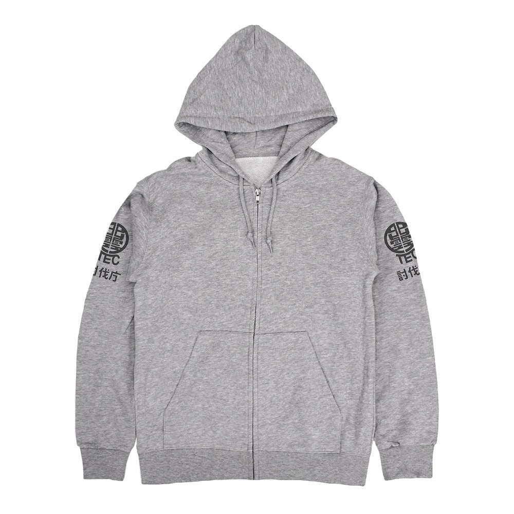 怪獣８号 出雲テックス ジップパーカー MIX GRAY S  【03/16頃入荷】