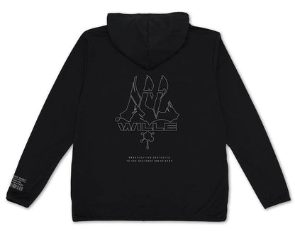 EVANGELION WILLE 薄手ドライパーカー BLACK XL 【01/24頃入荷】