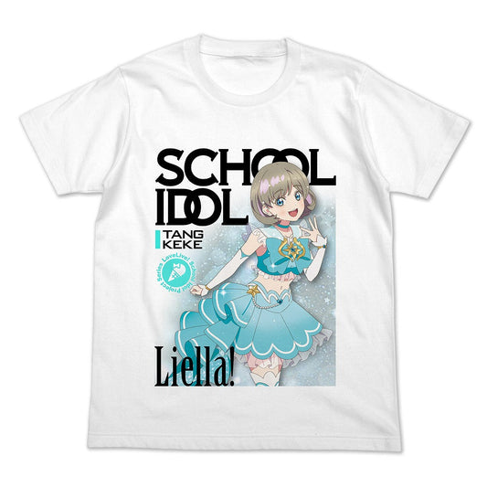 ラブライブ！スーパースター!! 唐 可可 フルカラーTシャツ オフィシャルカードゲームVer.. WHITE M 【02/04頃入荷】