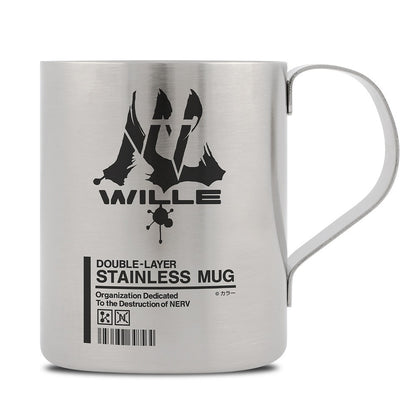 EVANGELION WILLE 二層ステンレスマグカップ 【01/24頃入荷】