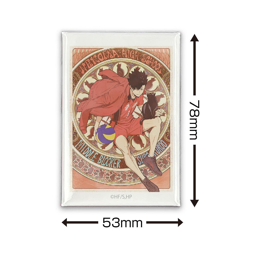 ハイキュー!! 黒尾鉄朗 スクエア缶バッジ 飛翔Ver. 【03/16頃入荷】