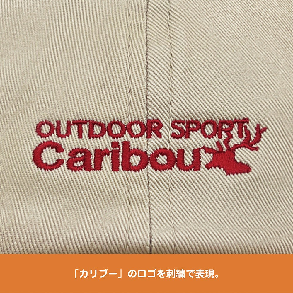『ゆるキャン△ SEASON３』 カリブー 刺繍ローキャップ KHAKI  【03/24頃入荷】