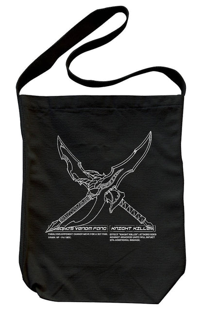 アニメ『俺だけレベルアップな件』 カサカの毒牙・ナイトキラー ショルダートート BLACK  【03/16頃入荷】