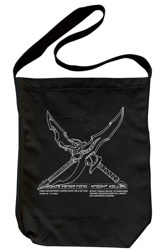 アニメ『俺だけレベルアップな件』 カサカの毒牙・ナイトキラー ショルダートート BLACK  【03/16頃入荷】