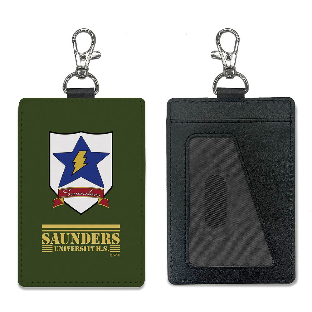 ガールズ＆パンツァー 最終章 サンダース大学付属高校 パスケース（ナスカン付き） 【02/04頃入荷】