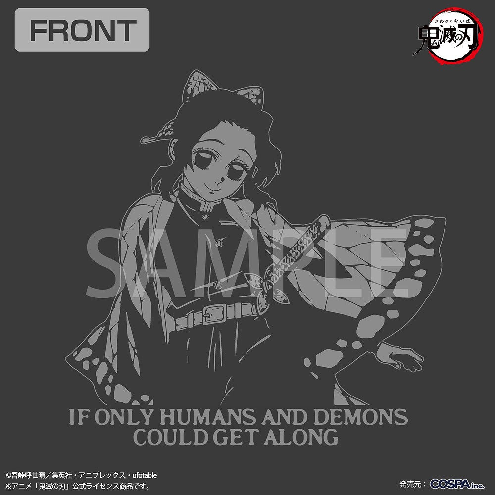 アニメ「鬼滅の刃」 胡蝶しのぶ 蟲の呼吸 Tシャツ SUMI S  【04/24頃入荷】