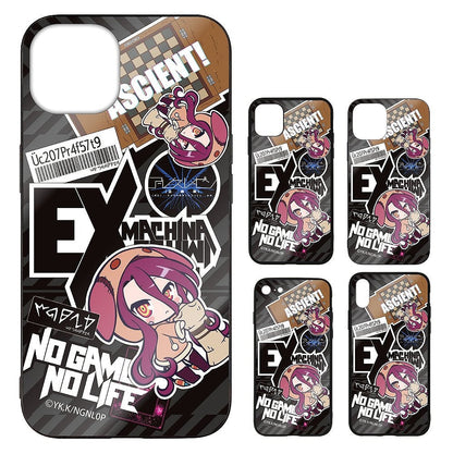 ノーゲーム・ノーライフ ゼロ シュヴィ ステッカー風 強化ガラスiPhoneケース 13･14共用 【01/24頃入荷】