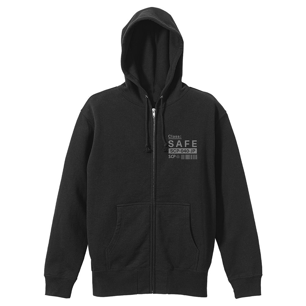 SCP財団 SCP-040-JP ねこです ジップパーカー BLACK XL  【03/04頃入荷】