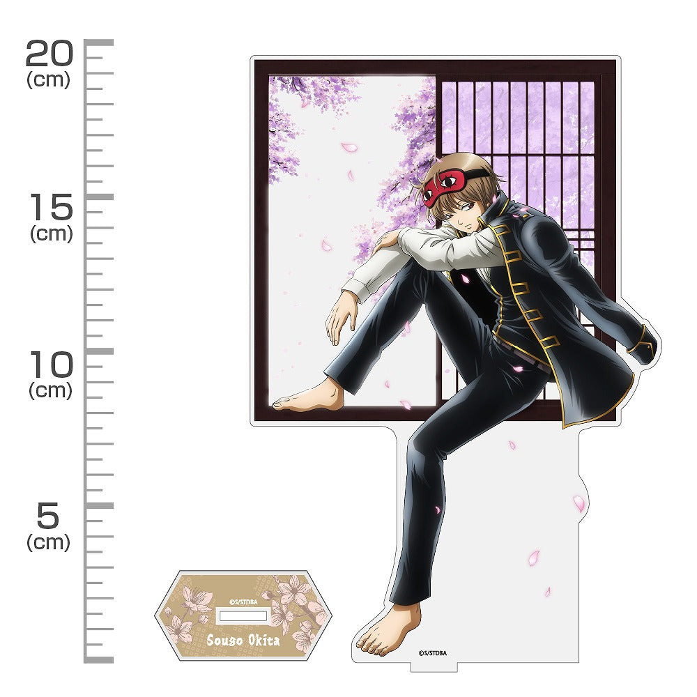 銀魂． 描き下ろし 沖田総悟 アクリルスタンド（大） 小窓から覗く景.. 【03/16頃入荷】