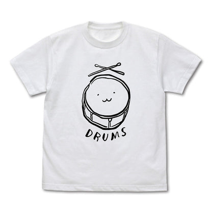 ガールズバンドクライ 安和すばるの「DRUMS」 Tシャツ WHITE M 【01/24頃入荷】
