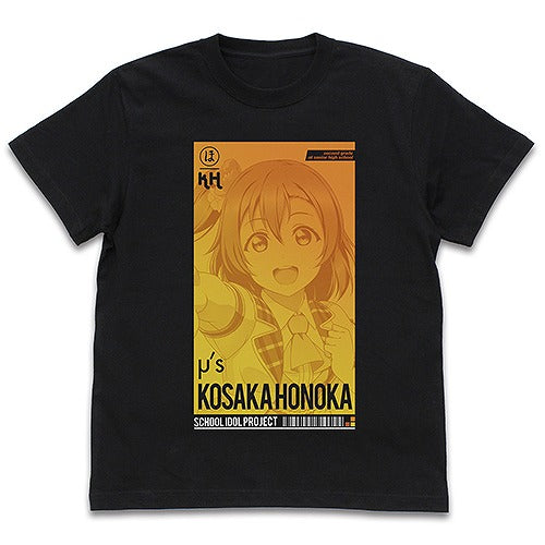 ラブライブ！ 高坂穂乃果 Tシャツ ALL STARS Ver. BLACK S 【02/04頃入荷】