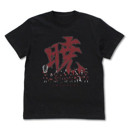 NARUTO-ナルト- 疾風伝 “暁” Tシャツ BLACK L 【01/24頃入荷】