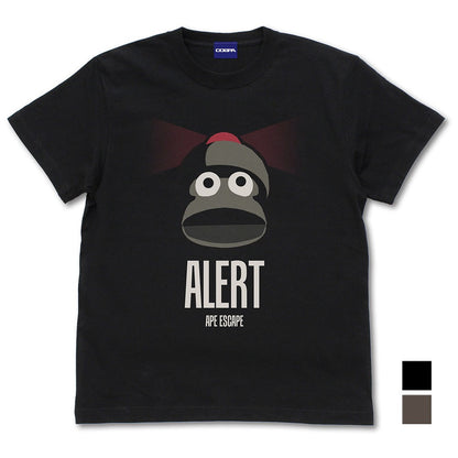 サルゲッチュ ピポサル警戒中 Tシャツ BLACK S 【01/07頃入荷】