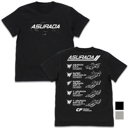 新世紀GPXサイバーフォーミュラ 歴代アスラーダ Tシャツ MIX GRAY M 【02/04頃入荷】