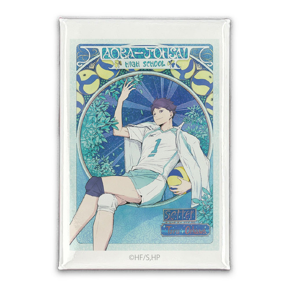 ハイキュー!! 及川 徹 スクエア缶バッジ 飛翔Ver. 【03/16頃入荷】