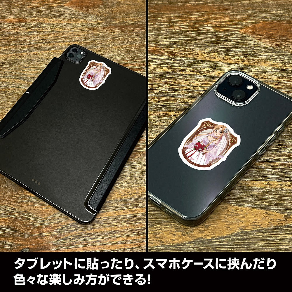 ソードアート・オンライン 描き下ろし アスナ ミニステッカーセット ウェディングドレス.. 【03/24頃入荷】
