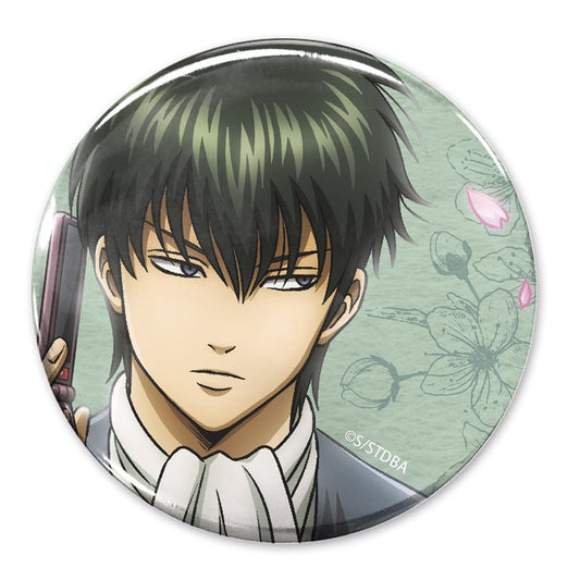 銀魂． 描き下ろし 土方十四郎 65mm缶バッジ 小窓から覗く景色V.. 【03/16頃入荷】