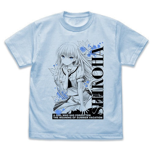 Summer Pockets REFLECTION BLUE 鳴瀬 しろは Tシャツ Ver2.0 LIGHT BLUE M 【12/24頃入荷】
