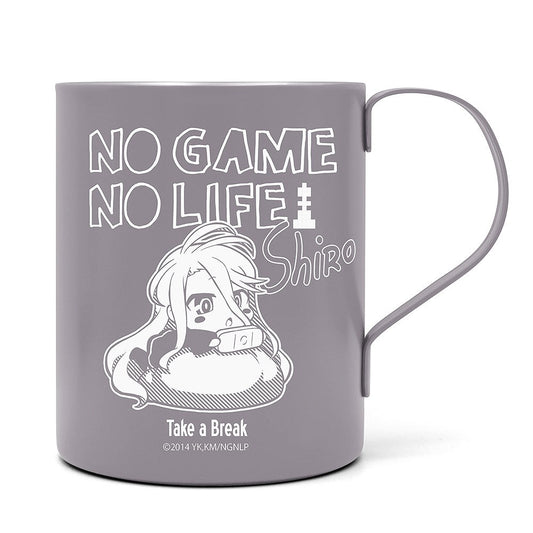 ノーゲーム・ノーライフ 「白」とひと息 二層ステンレスマグカップ（塗装） 【01/24頃入荷】