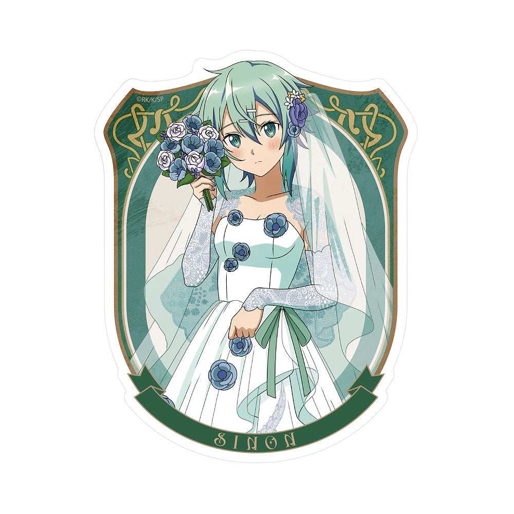 ソードアート・オンライン 描き下ろし シノン 屋外対応ステッカー ウェディングドレスV.. 【03/24頃入荷】