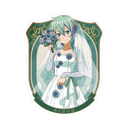 ソードアート・オンライン 描き下ろし シノン 屋外対応ステッカー ウェディングドレスV.. 【03/24頃入荷】