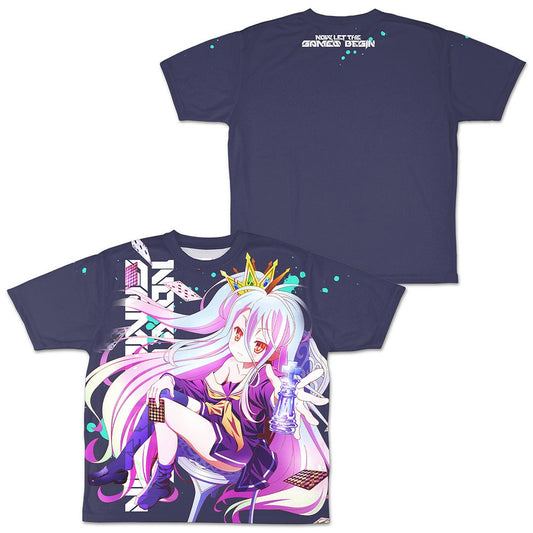 ノーゲーム・ノーライフ 描き下ろし 「白」 両面フルグラフィックTシャツ ASCIE.. M 【01/24頃入荷】