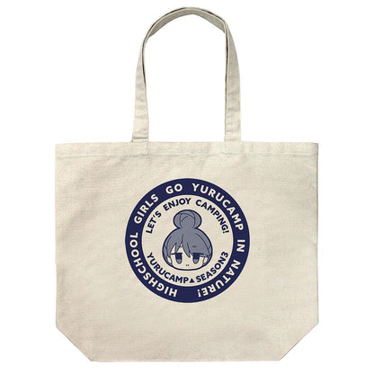 『ゆるキャン△ SEASON３』 志摩リン フェイス ラージトート NATURAL  【03/24頃入荷】