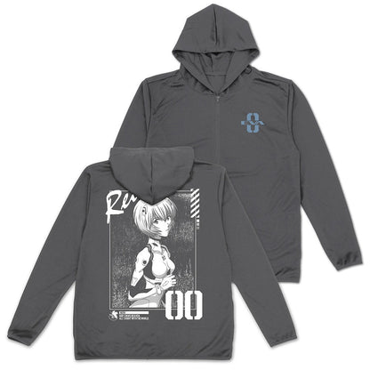 EVANGELION 綾波レイ 薄手ドライパーカー GRAY XL 【01/24頃入荷】