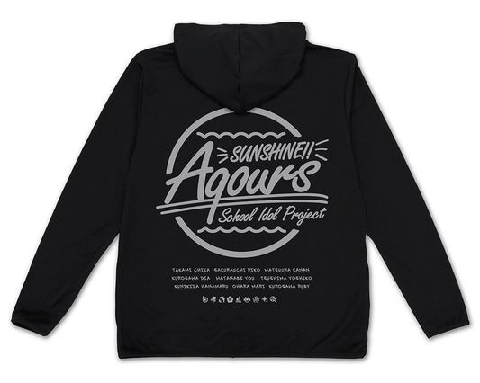 ラブライブ！サンシャイン!! Aqours 薄手ドライパーカー BLACK L 【02/04頃入荷】