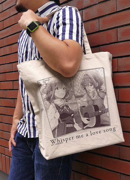 ささやくように恋を唄う ひまり＆依 ラージトート NATURAL  【02/16頃入荷】