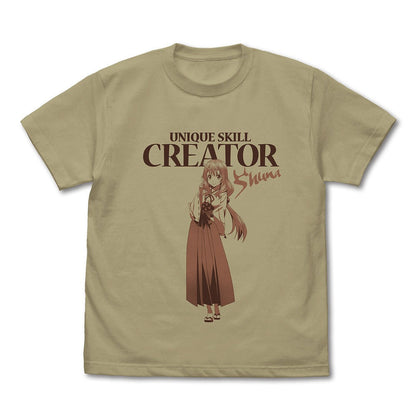 転生したらスライムだった件 巫女姫シュナ Tシャツ SAND KHAKI M 【01/24頃入荷】