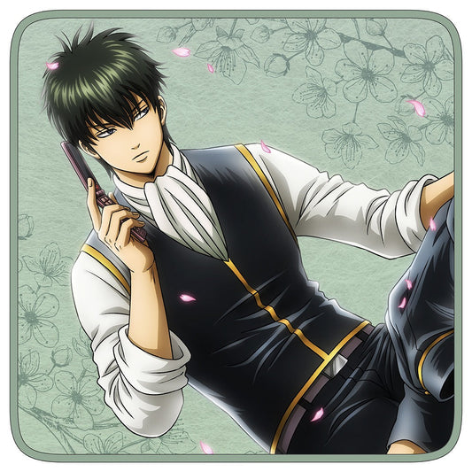 銀魂． 描き下ろし 土方十四郎 フルカラーハンドタオル 小窓から覗く.. 【03/16頃入荷】